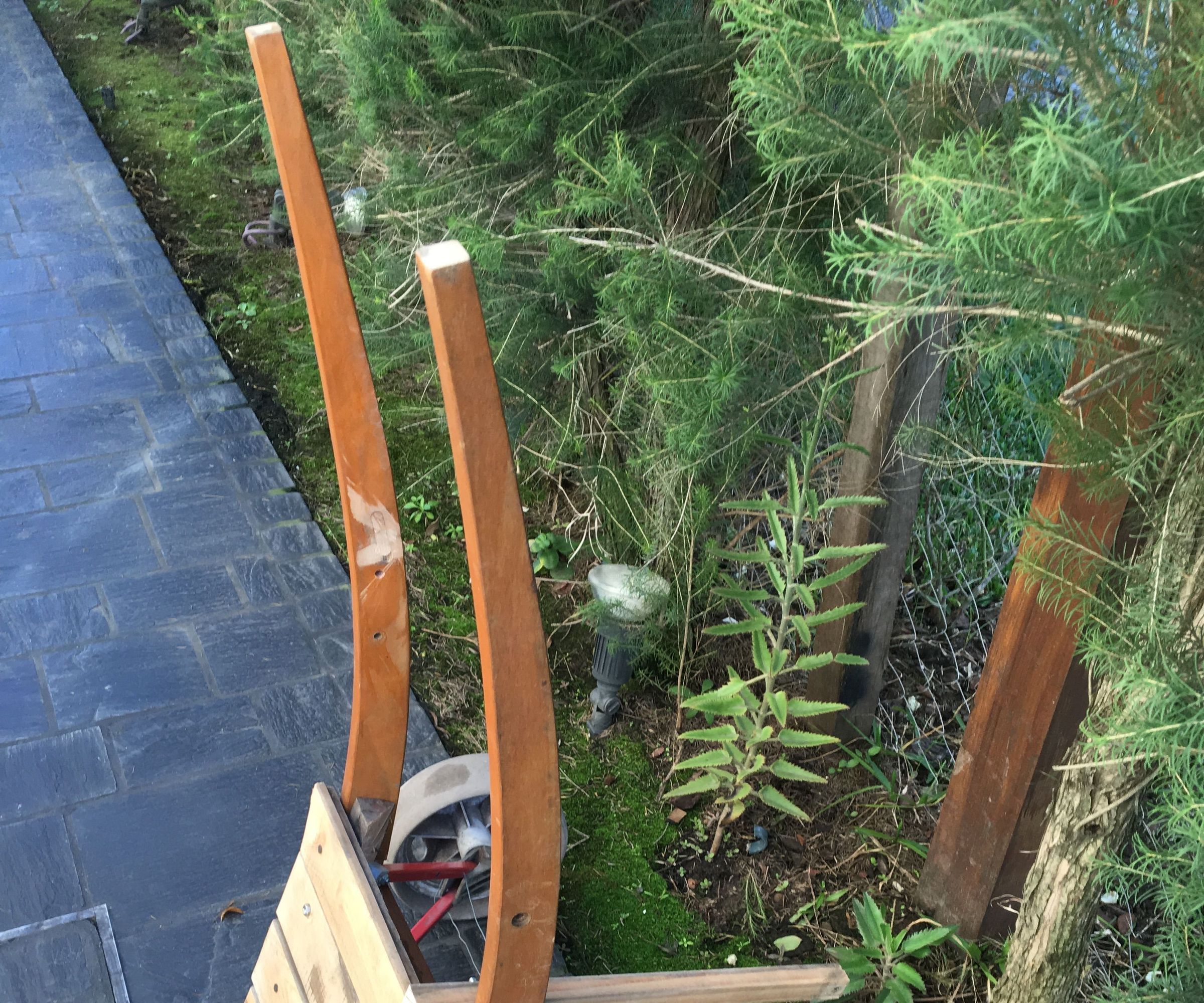 Trash Golf Cart  + Trash Folding Chair = Garden Chart & More