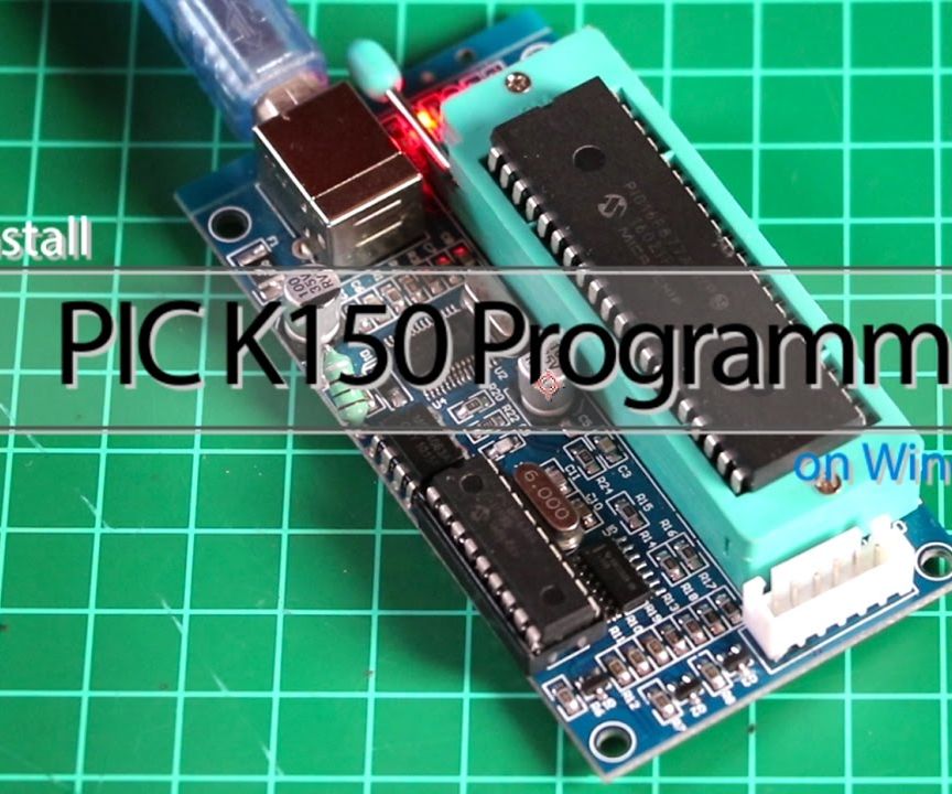 Install PIC K150 Programmer on Windows 10