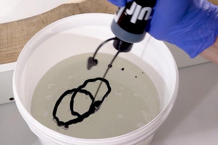 Measuring, Pigmenting and Mixing the Resin