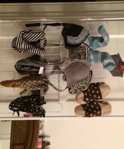Using Shoe Racks As Clothes Hangers