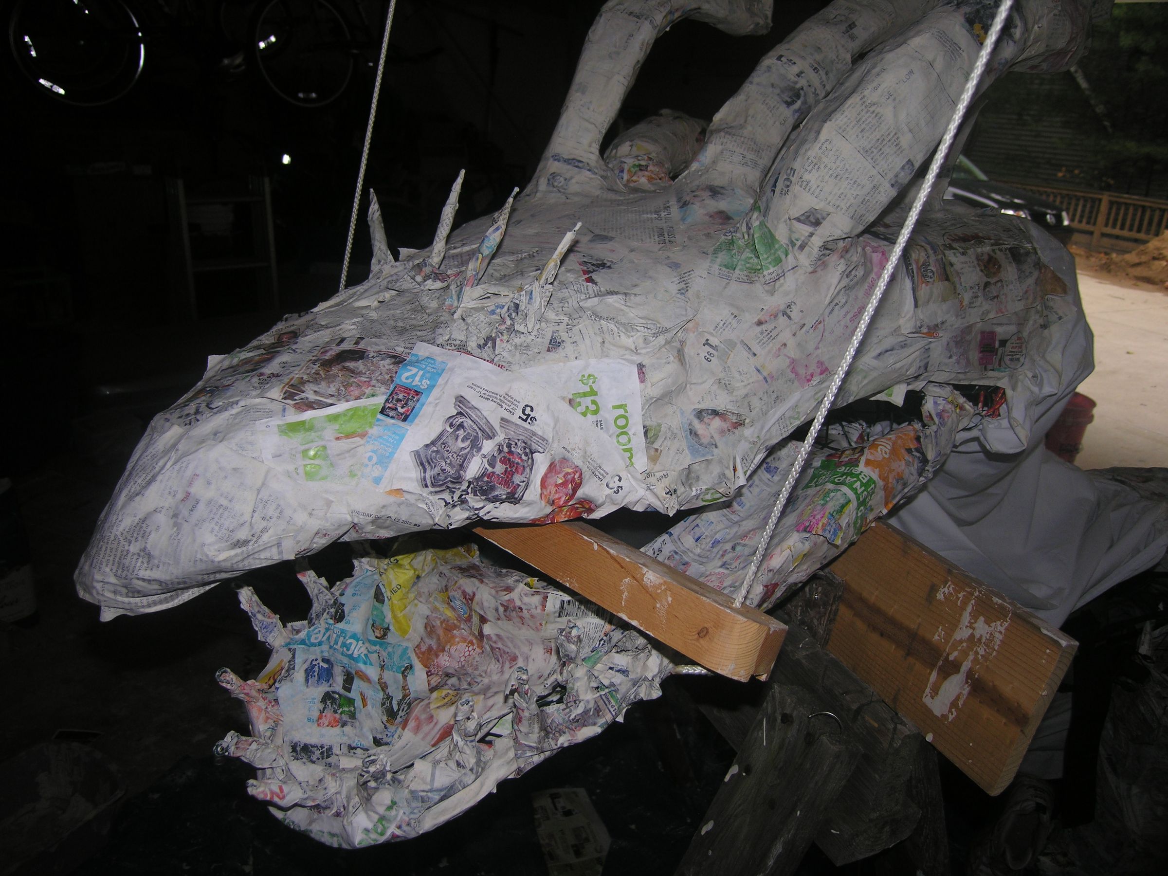 How to Make a Gigantic Dragon or Dinosaur Costume