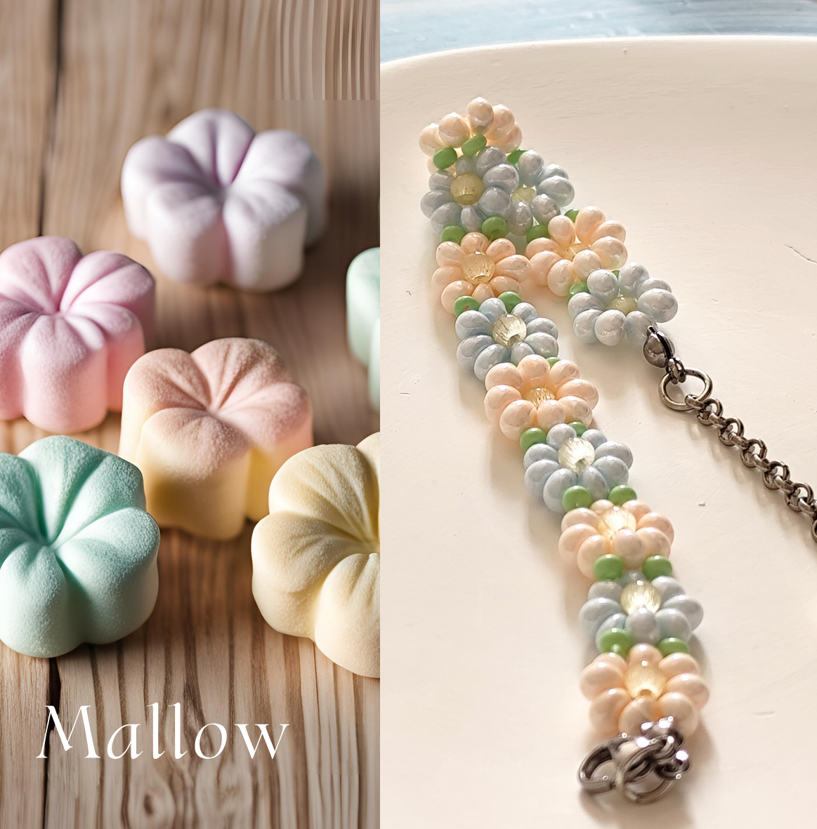 Bring Nature to Life: Easy Make a Mallow Flower Bracelet