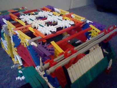 Knex Car With Large Trunk Space Crash Test.