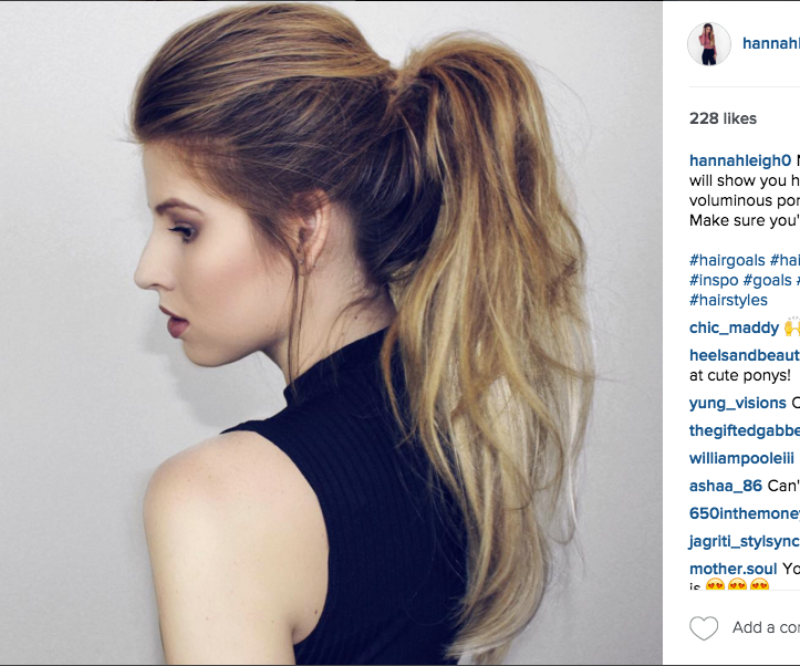 How to Get a Voluminous Ponytail