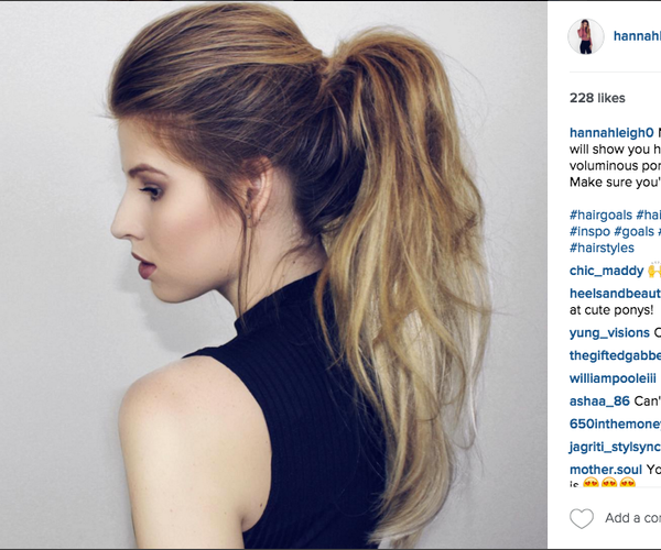 How to Get a Voluminous Ponytail