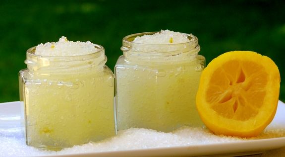DIY Lemon Scrub
