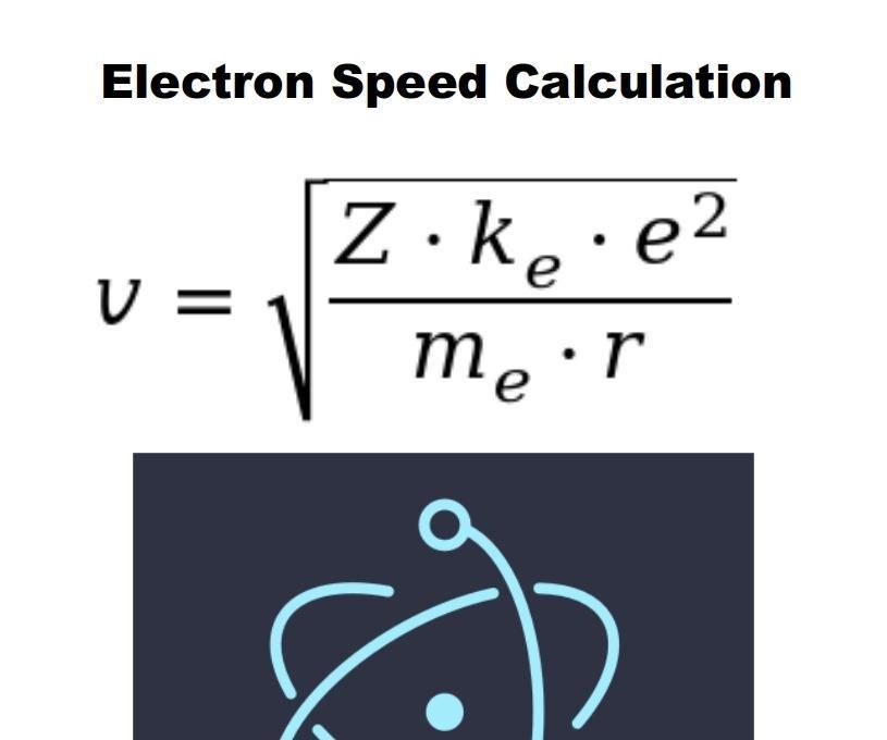 Python - Electron Speed Calculation