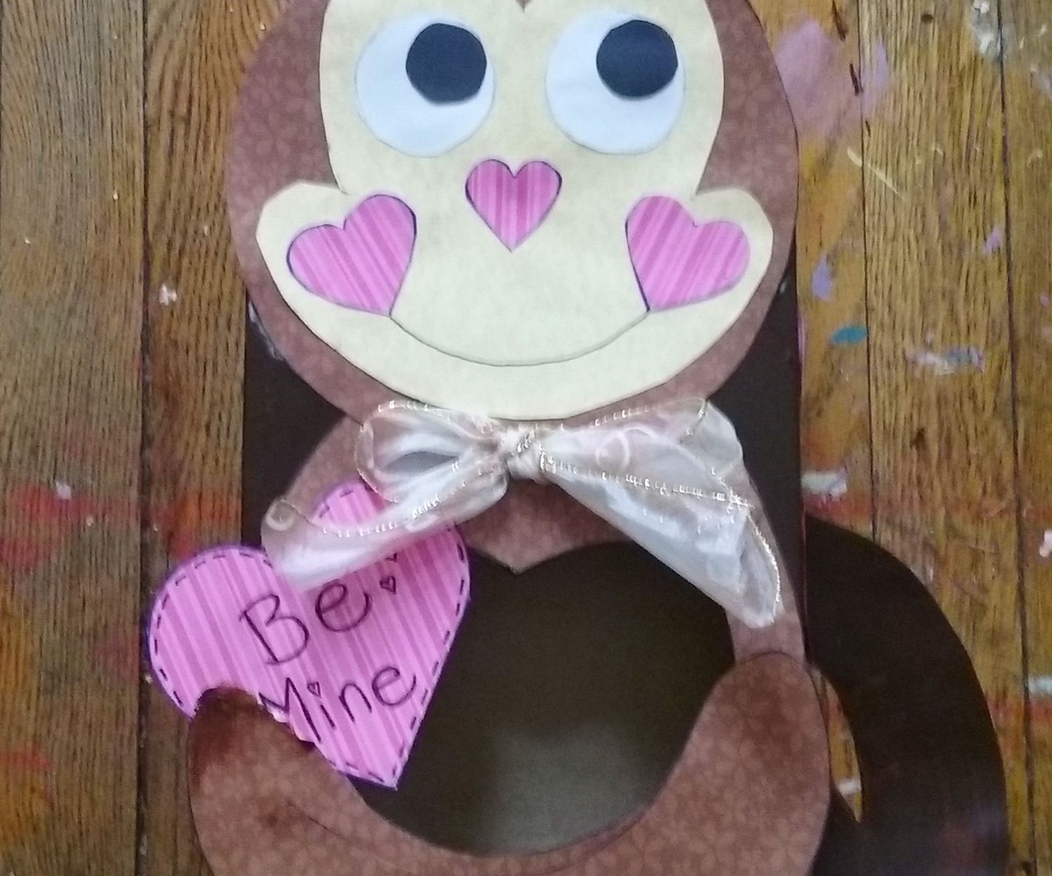 Monkey Valentine's Day Box