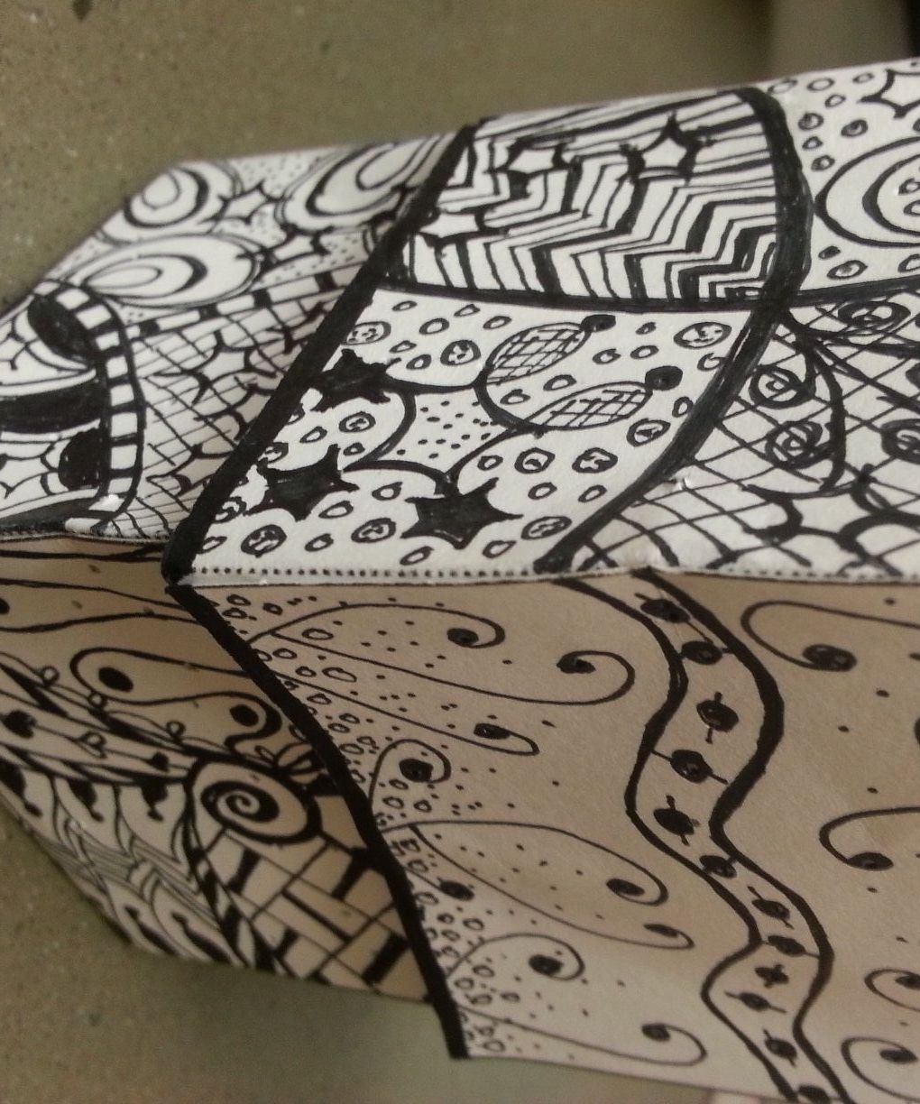 Zentangle Chibitronics Box