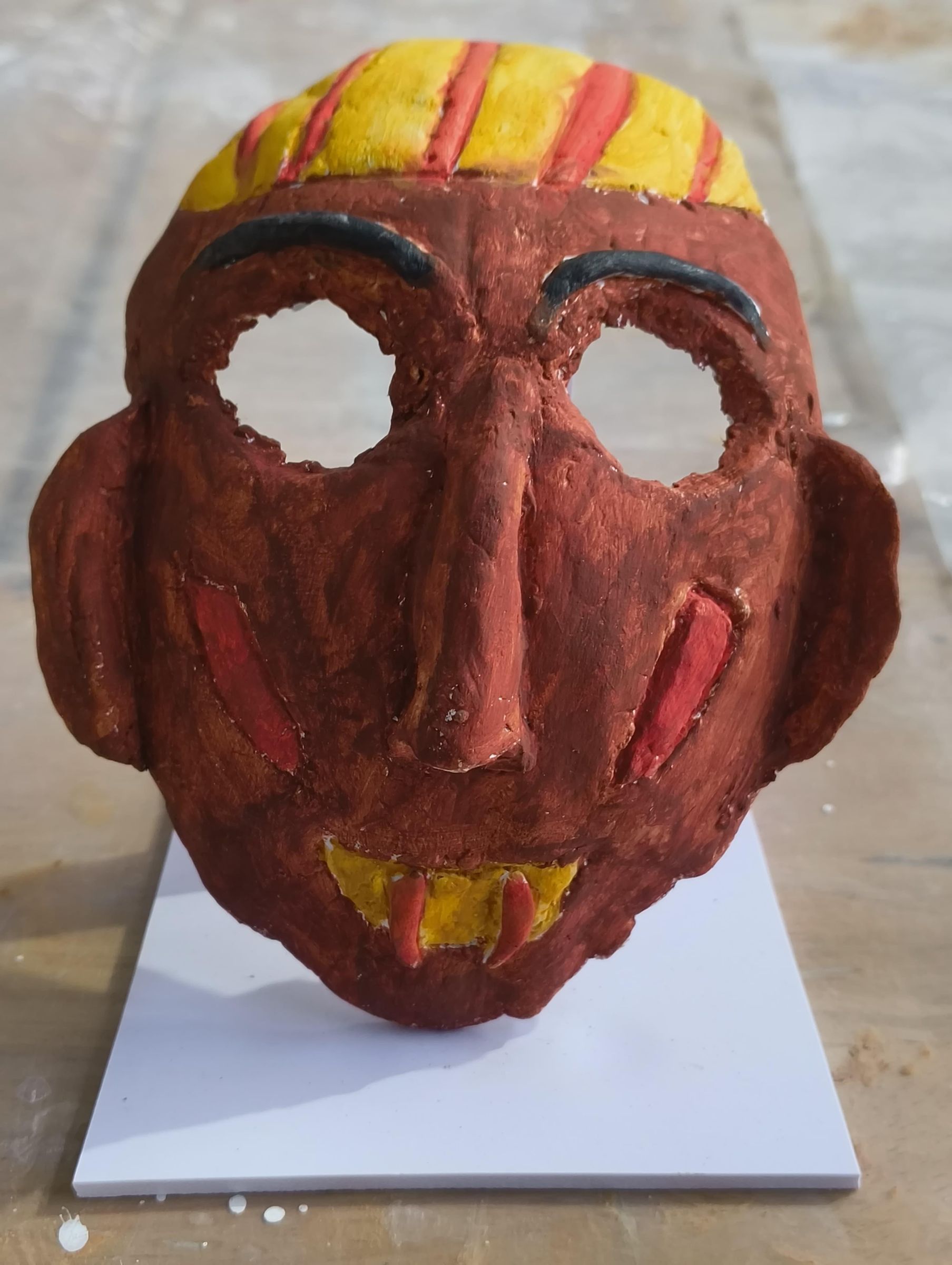 A Clay Tribal Mask