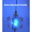 Random Flickering LED Snowflake