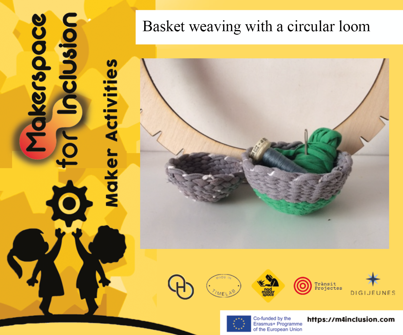 Basket Weaving With a Circular Loom