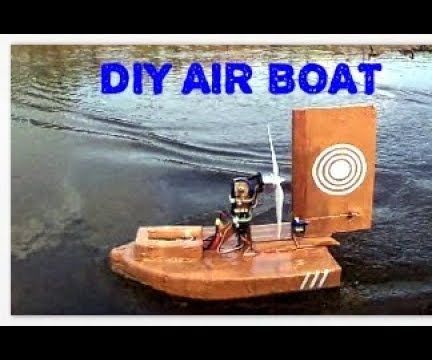 RC Air Boat Using Parcel Tape