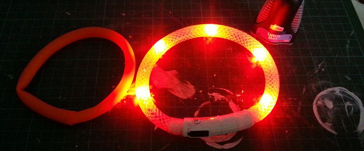 Finished LED Collar 