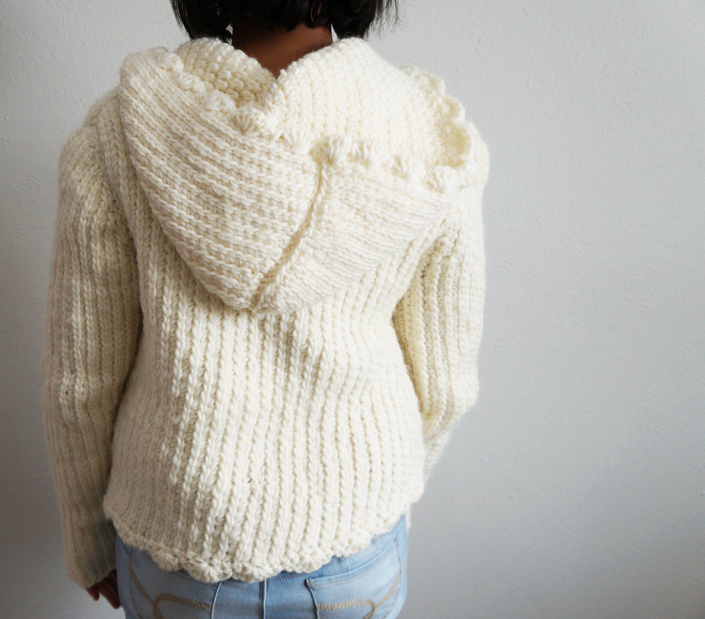 Diagonal Crochet Ribbing