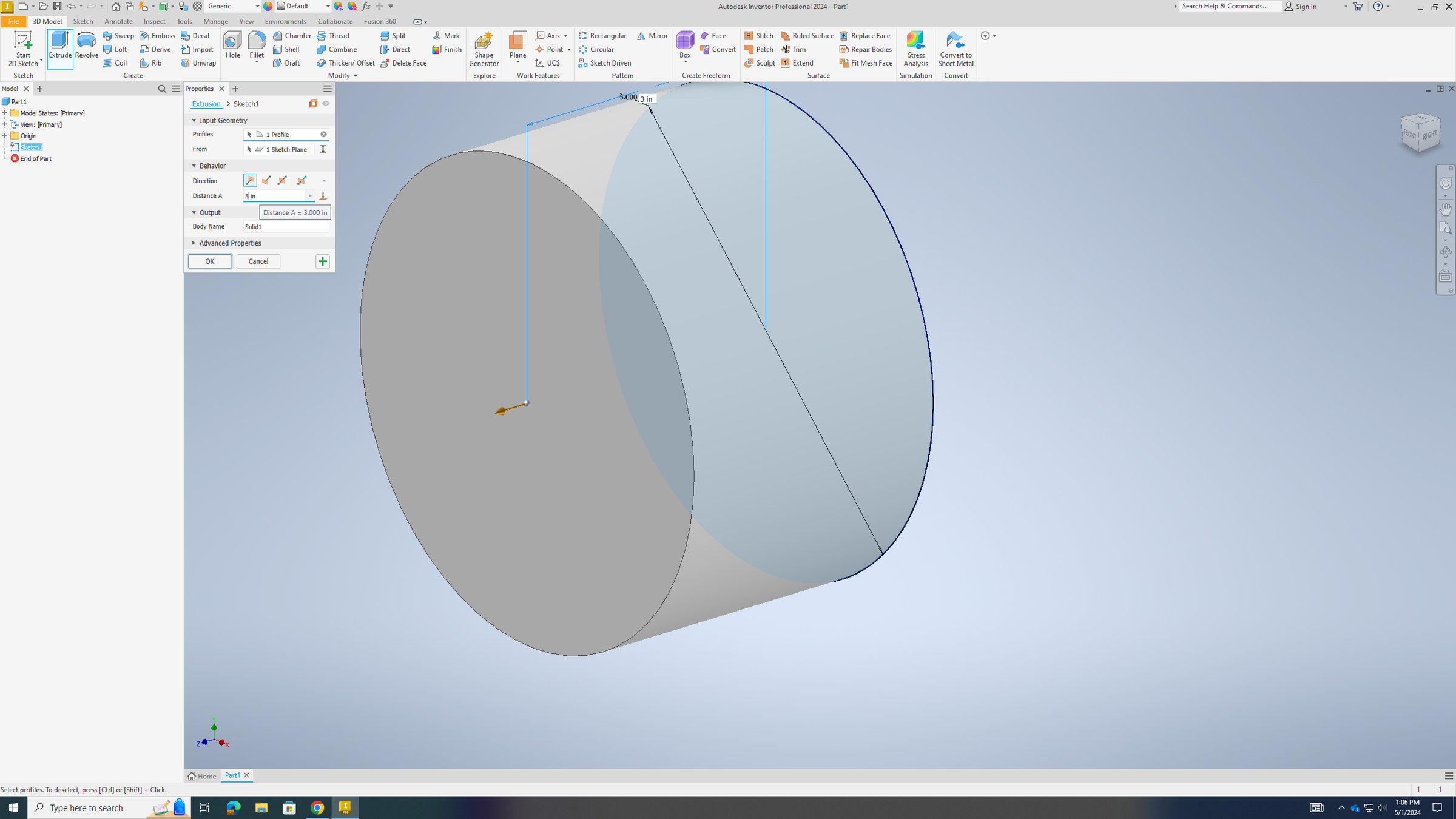 How to Make a 5 Inch Wheel in Autodesk Inventor : 12 Steps - Instructables