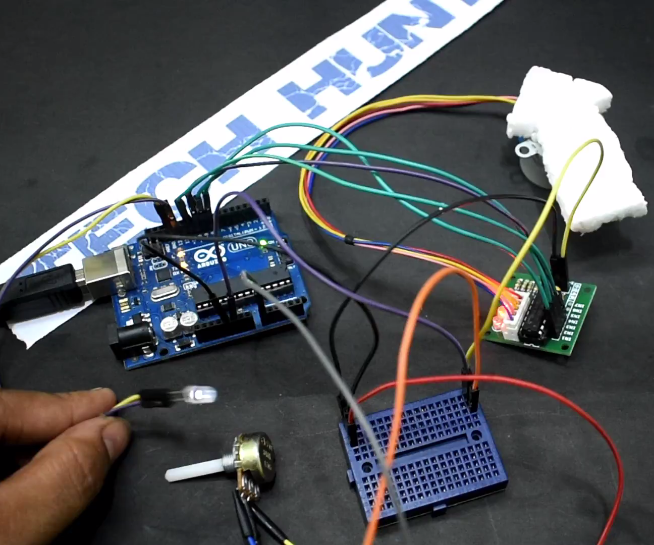 Arduino Tutorial - Stepper Motor Control With Potentiometer