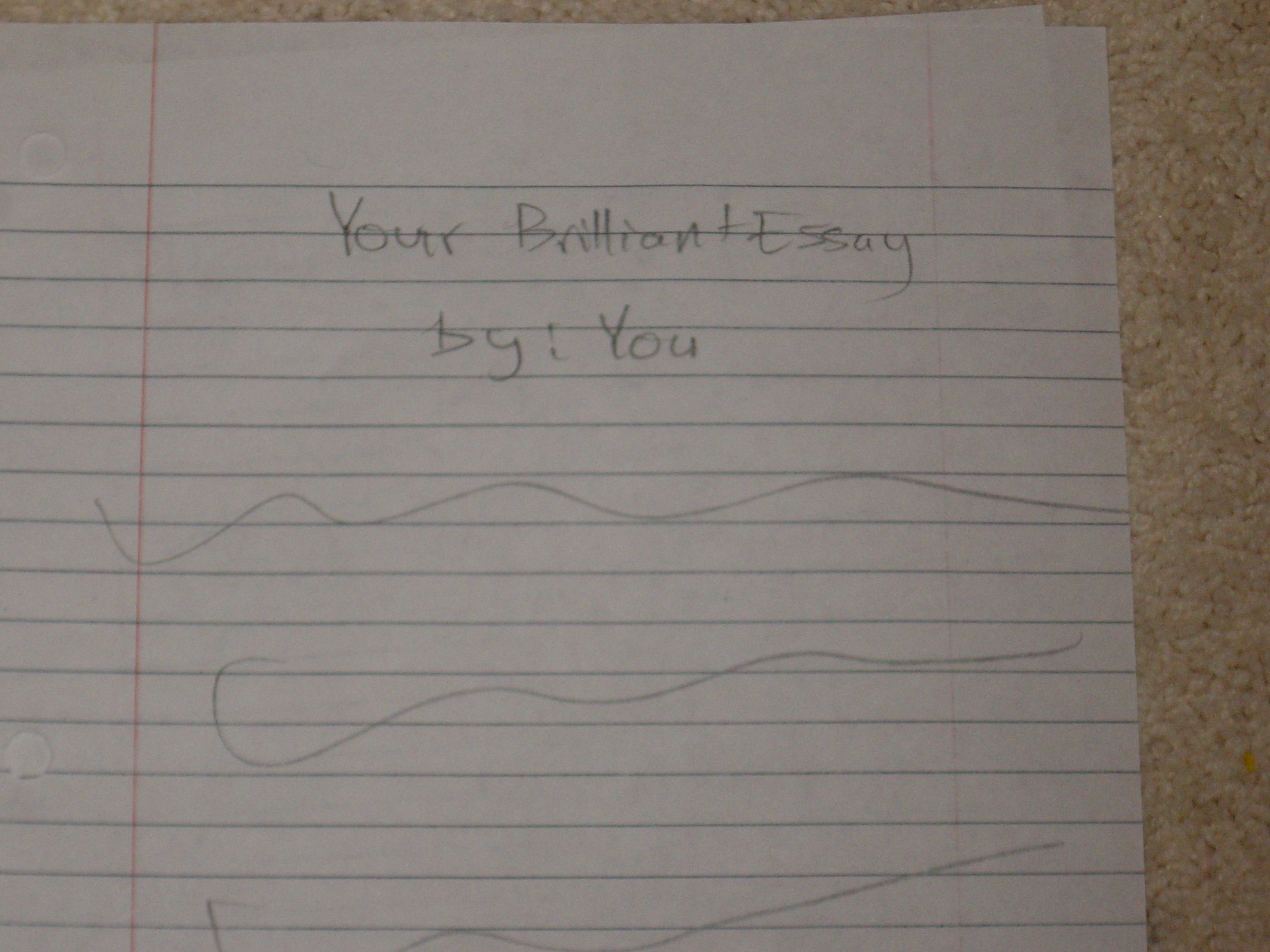 How to Write an Essay