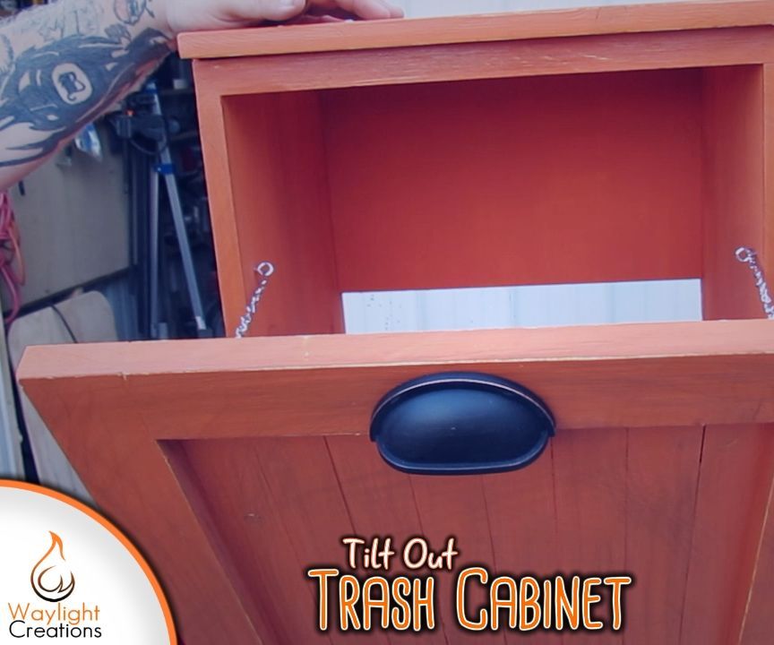 Make a Tilt Out Trash Bin