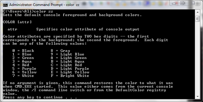 How to Change Color in Command Prompt : 5 Steps - Instructables