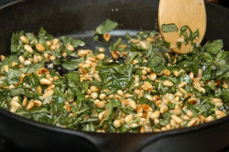 Add Rough Chopped Basil