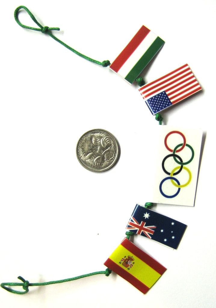 Pocket Sized Olympic Bunting (Flags)