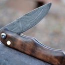 Forged Damascus Steel Pocket Knife W/ Common Tools!!!