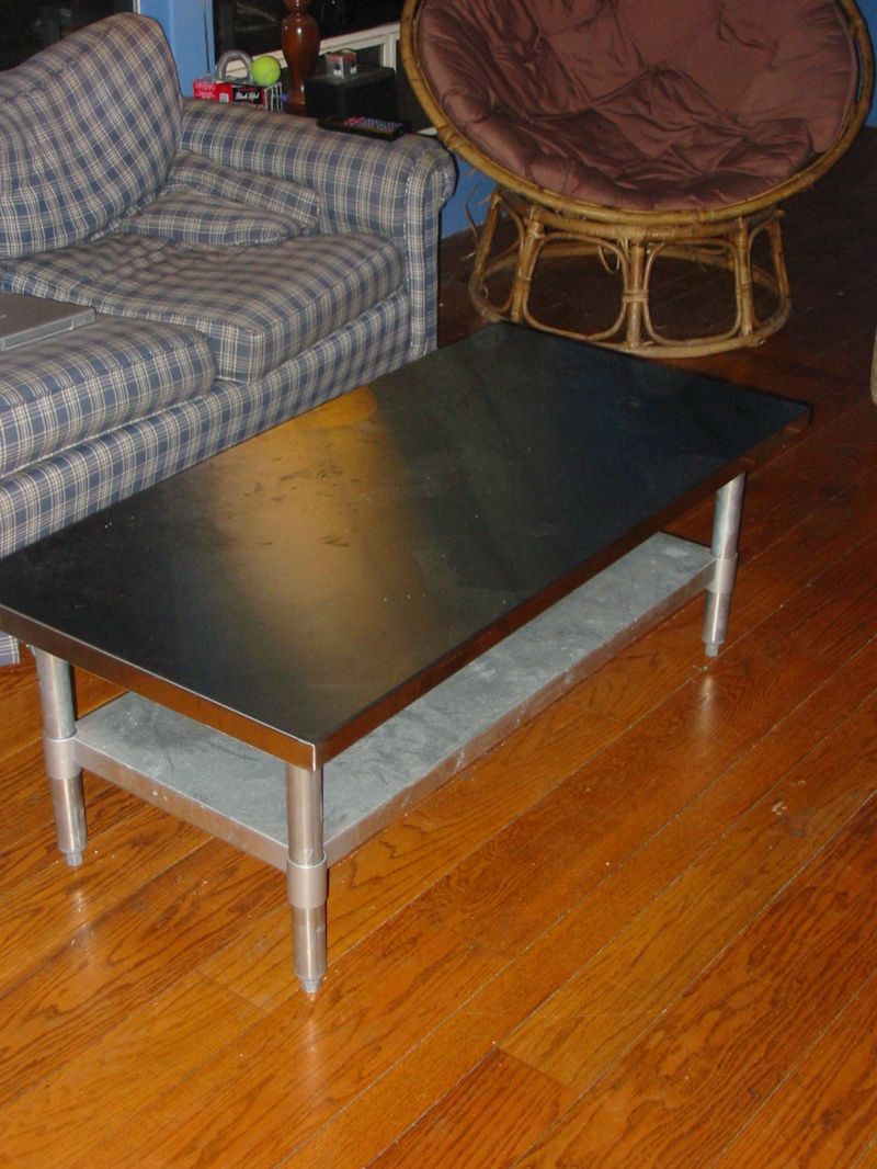 Stainless Steel Work Table Coffee Table