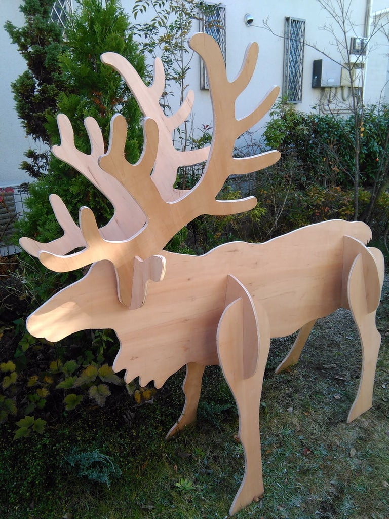 Plywood Reindeer : 4 Steps (with Pictures) - Instructables plywood-reindeer-4-steps-with-pictures-instructables