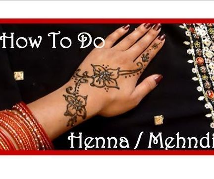 DIY Easy Henna Tattoo Tutorial (and Aftercare)