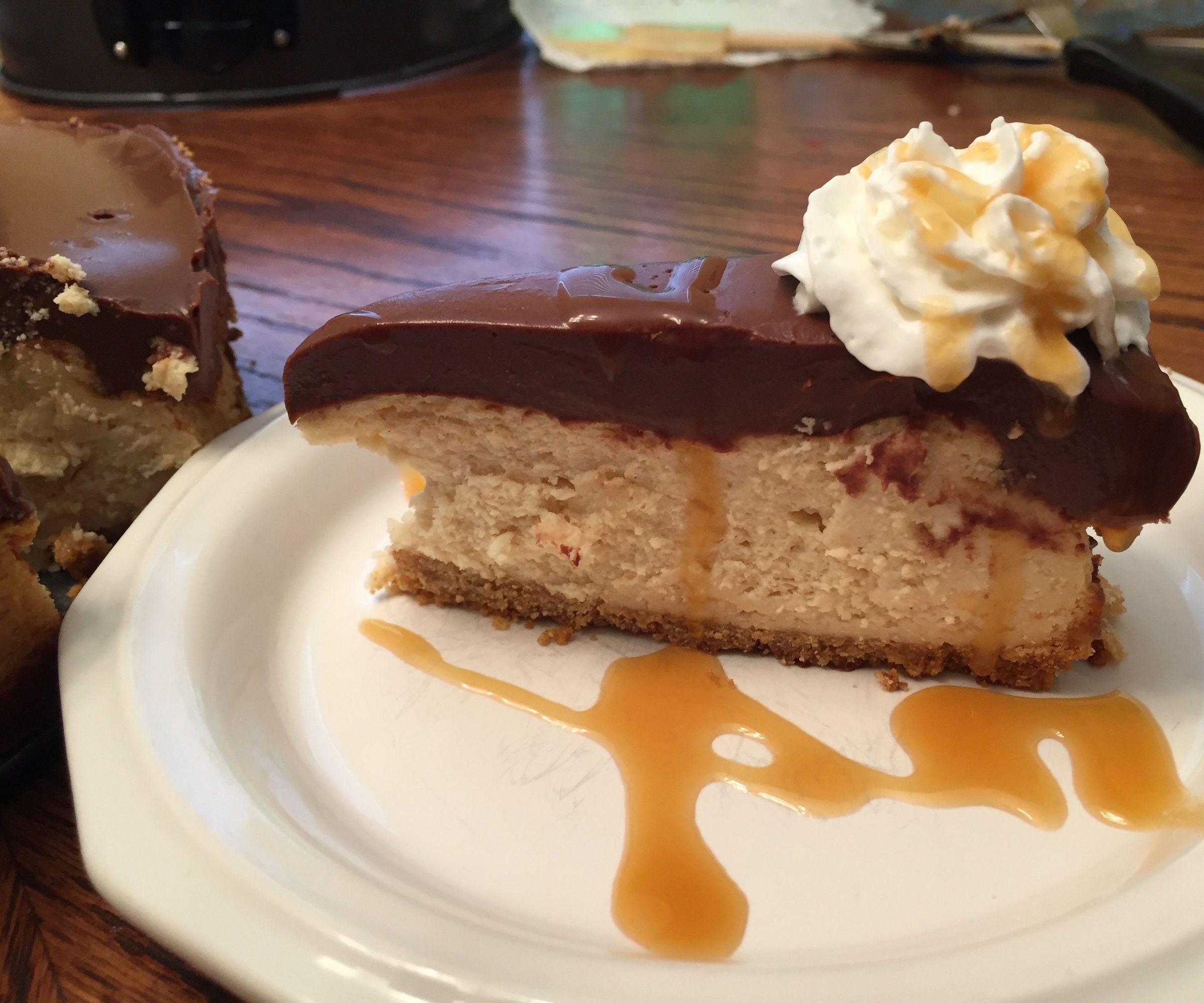 Peanut Butter Chocolate Cheesecake