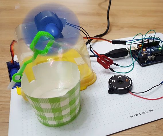 Arduino Bubbles Machine