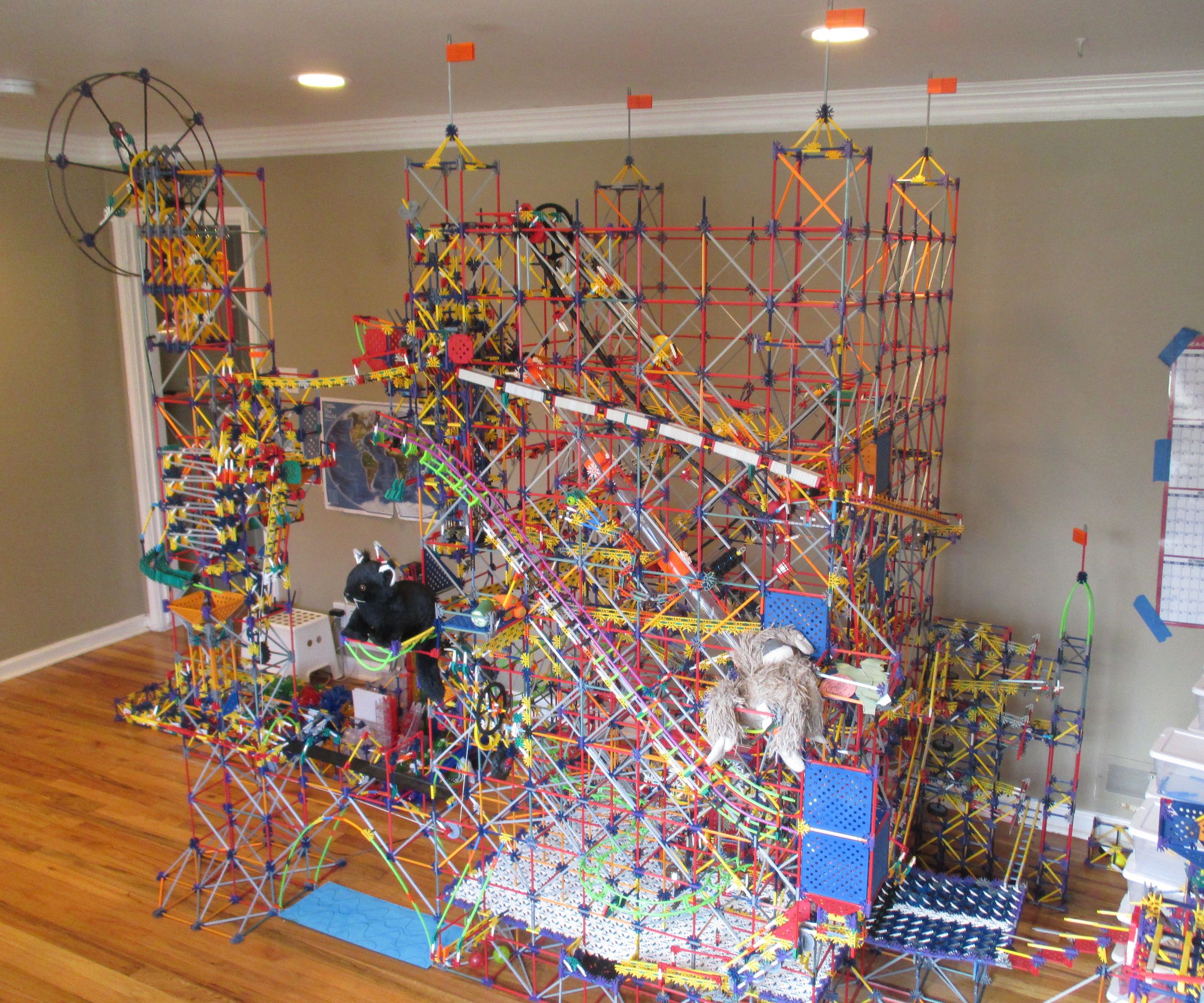K'nex Ball Machine: Grid Tower II (Pictures)