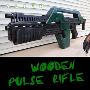 Wooden Pulse Rifle From Aliens