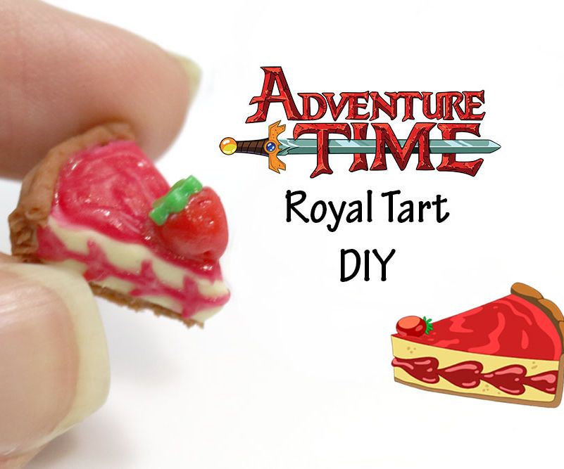 Tutorial: Royal Tart Adventure Time - FIMO Polmyer Clay - Redo Tag