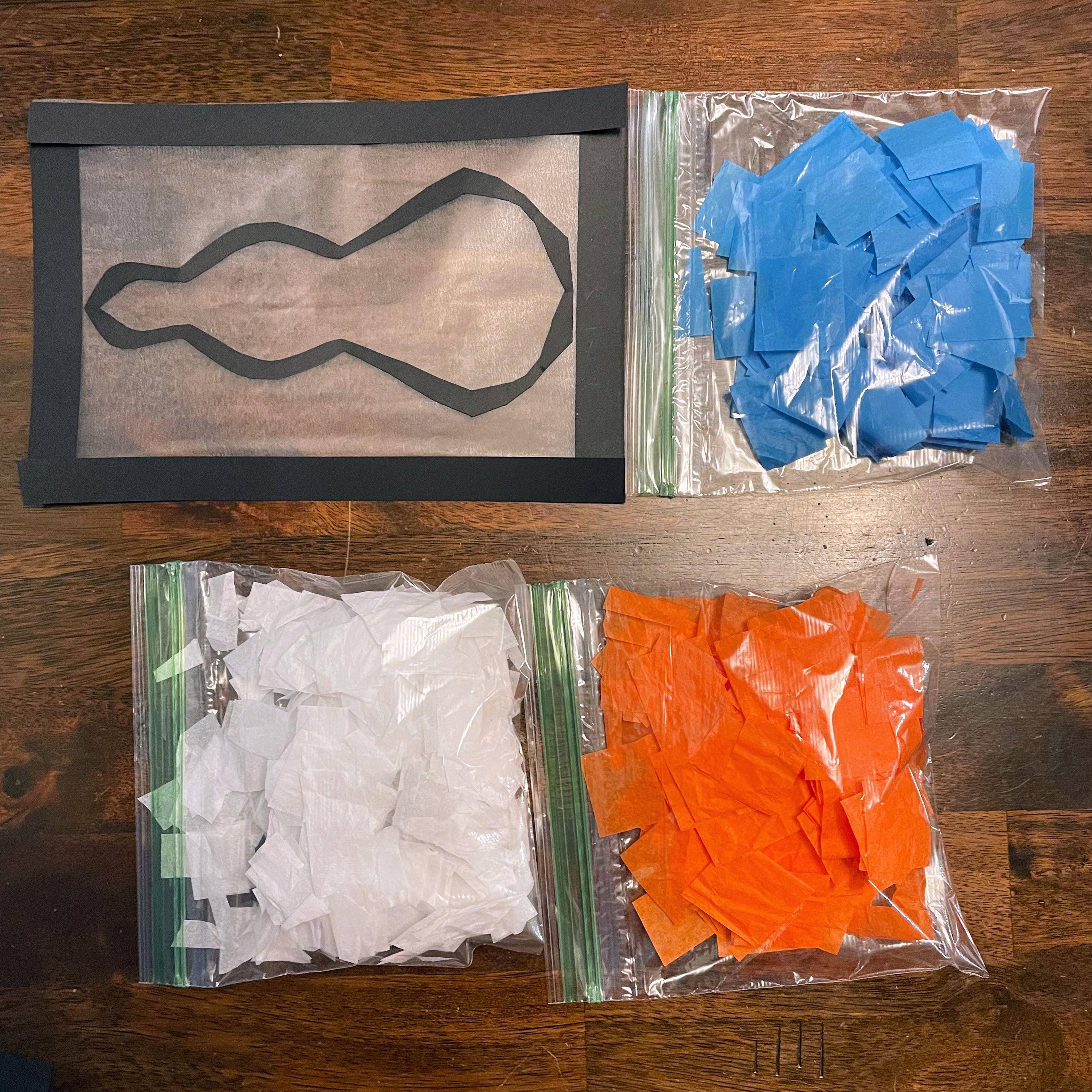 How To Make Faux Stained Glass From Tissue Paper (Any Age) 6 Steps