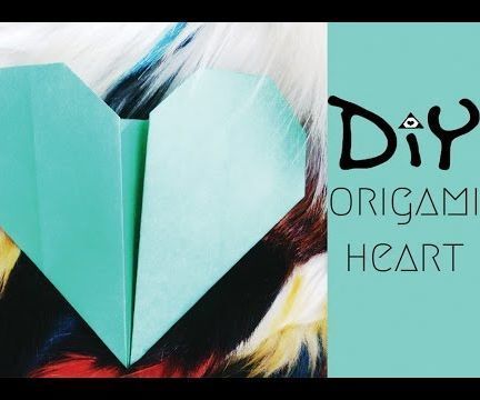DIY origami heart