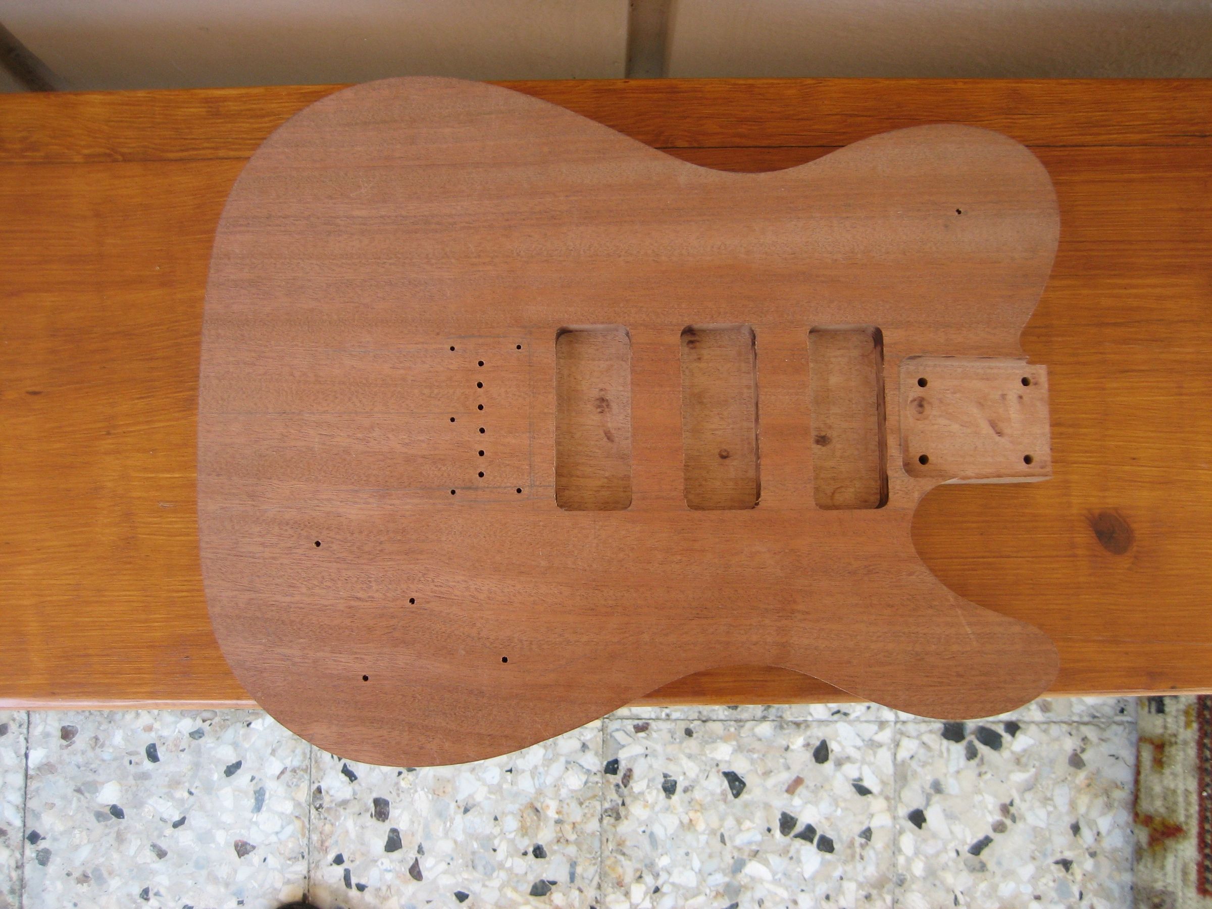 Make an Awesome Electric Guitar With Common Tools : 20 Steps (with ...
