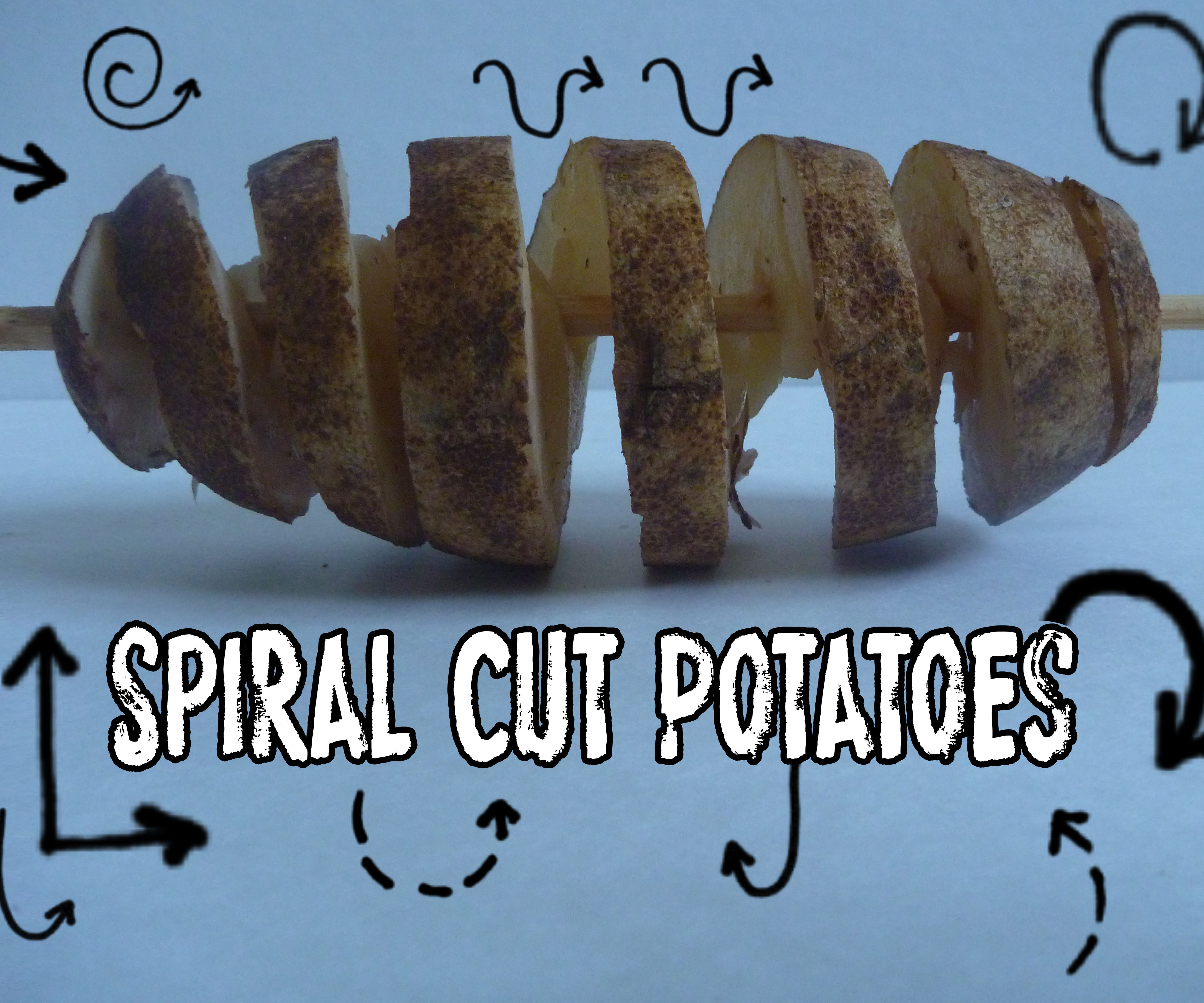 Spiral Cut Potatoes