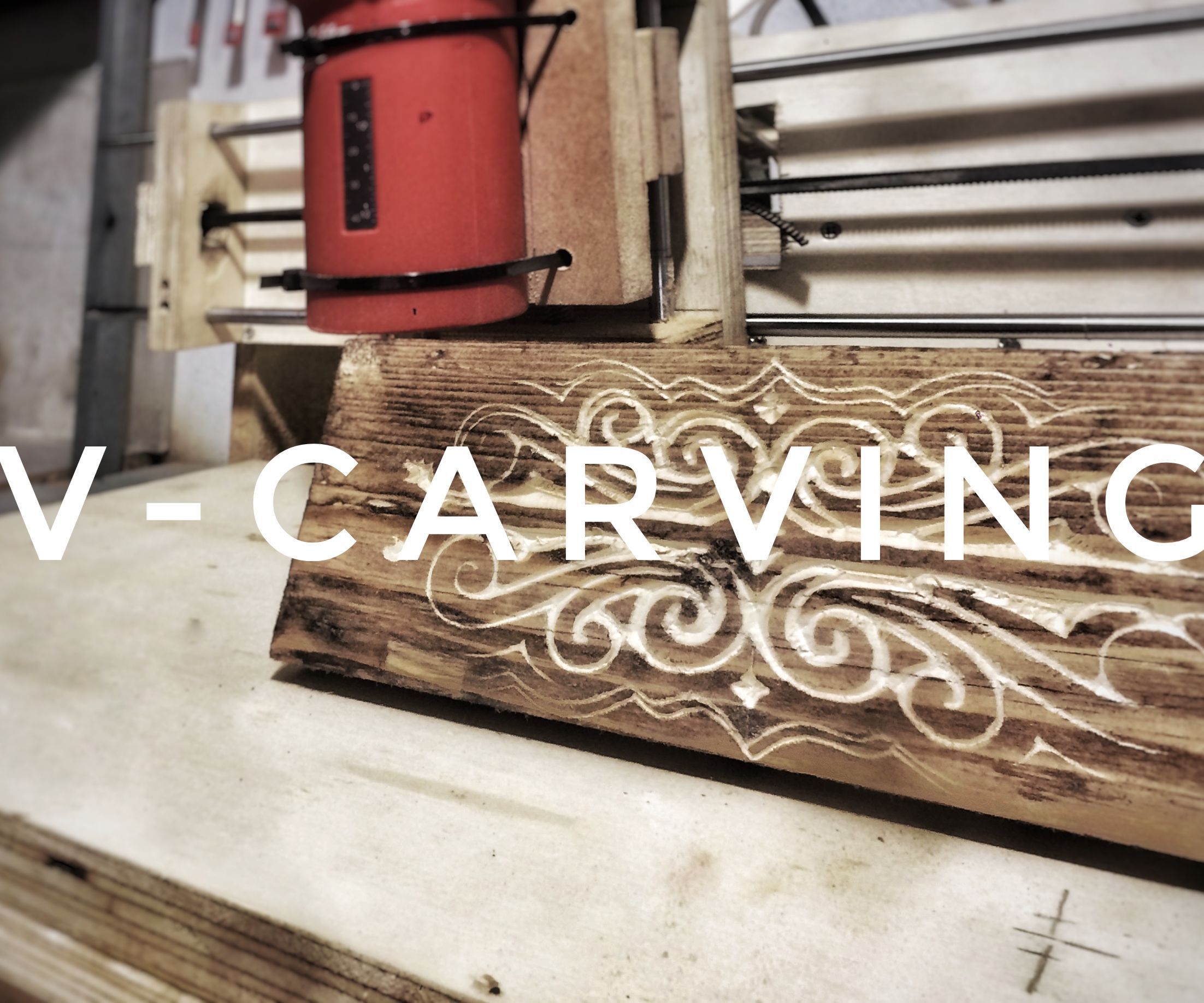 Homemade CNC V-Carving