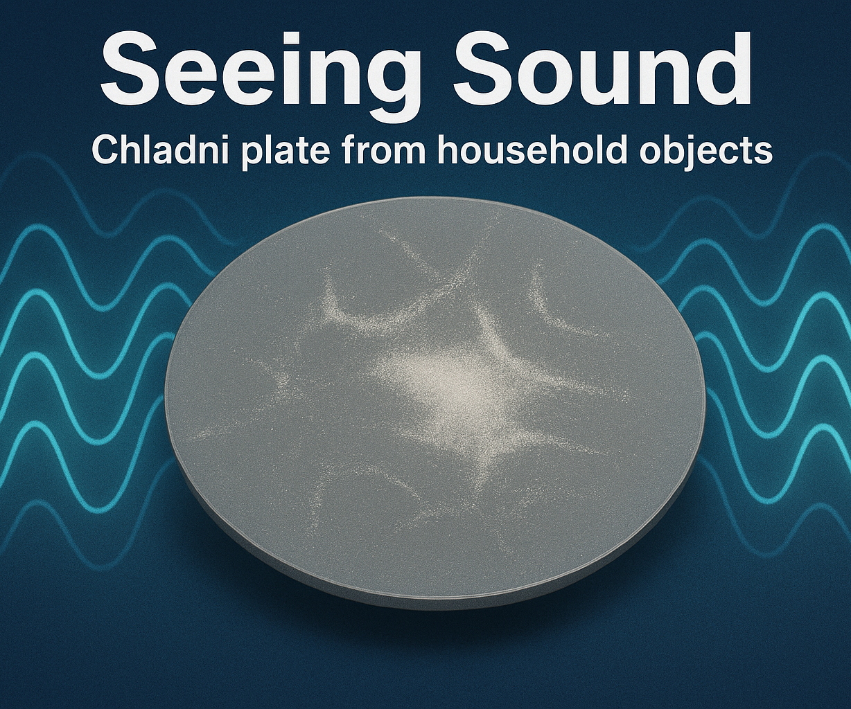 Seeing Sound - Chladni Plate From Household Objects