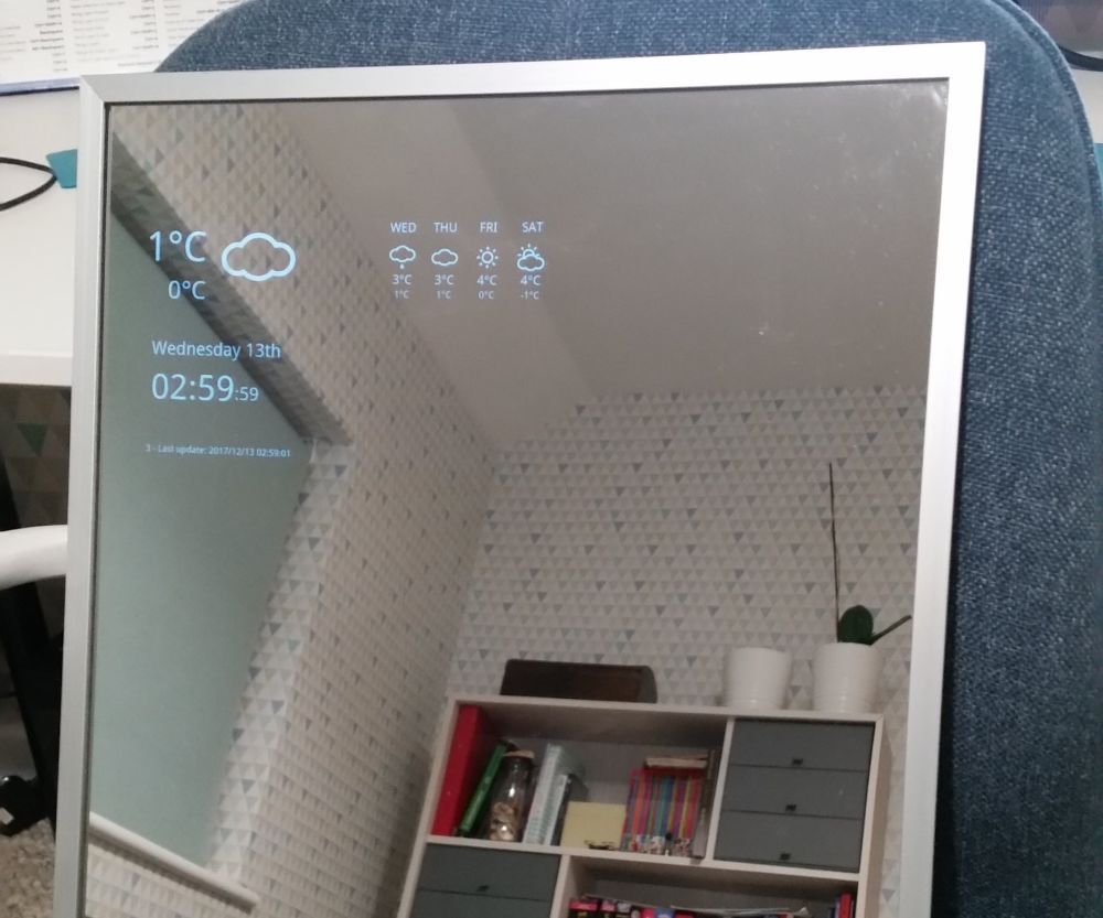 Smart Mirror Using Broken Android Tablet