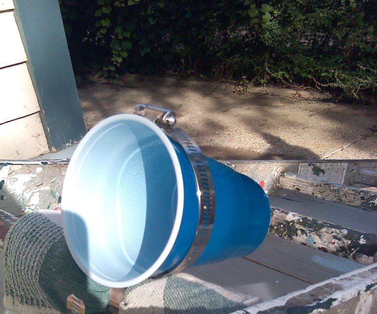 Convenient Paint Holder for a Ladder