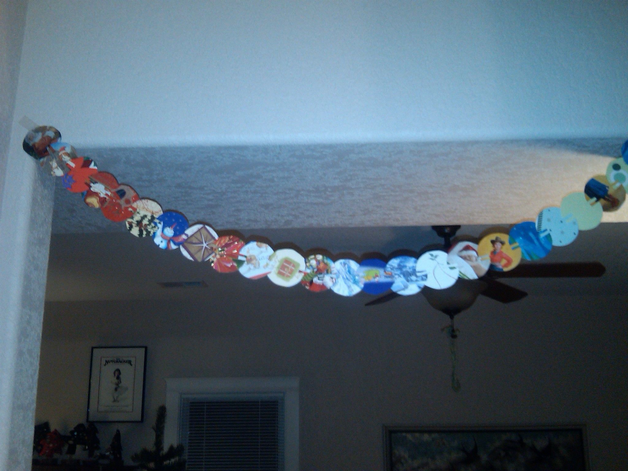 Holiday Greeting Card Garland
