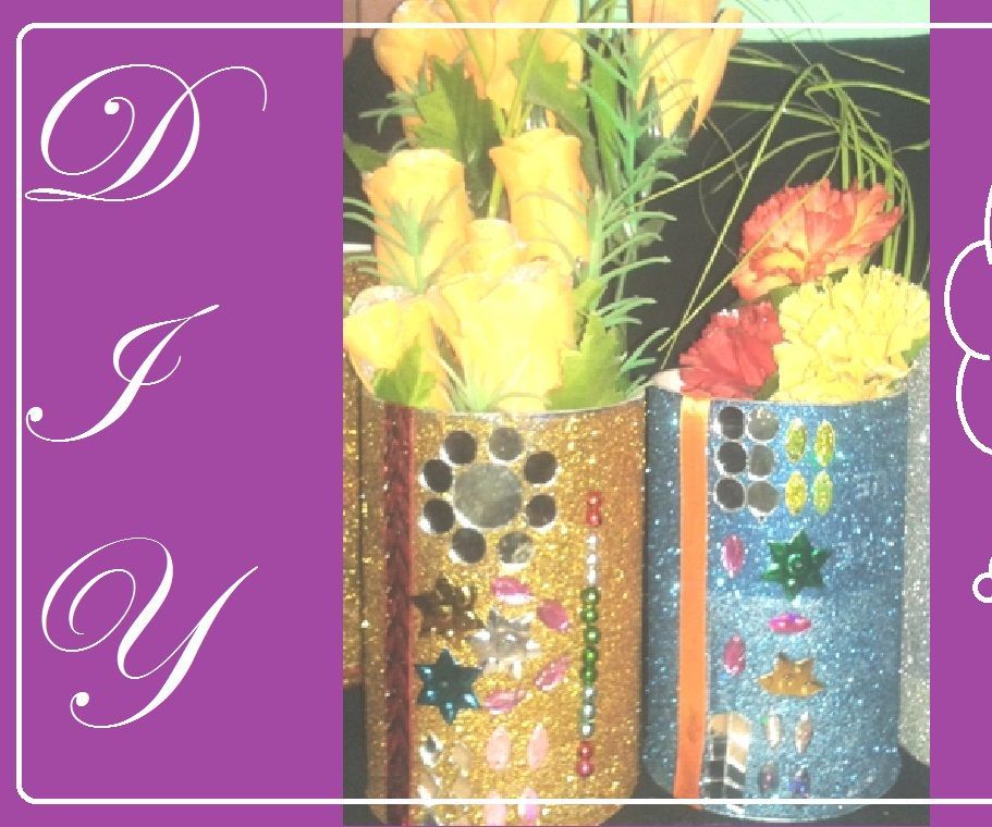 DIY Flower Vase Out of Waste Products