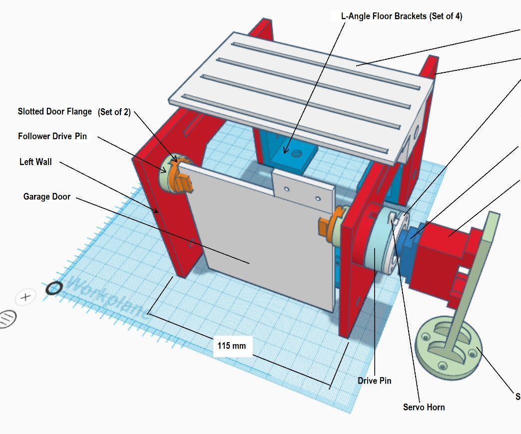 An IoT-powered Desktop Garage Door Opener
