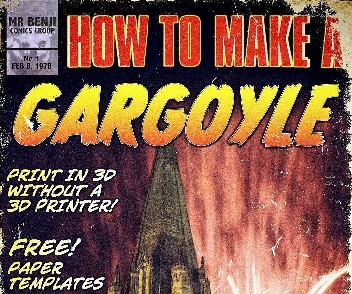 Make a 3d Gargoyle Without a 3d Printer