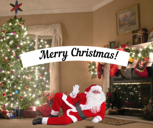 Santa Chroma Key Video