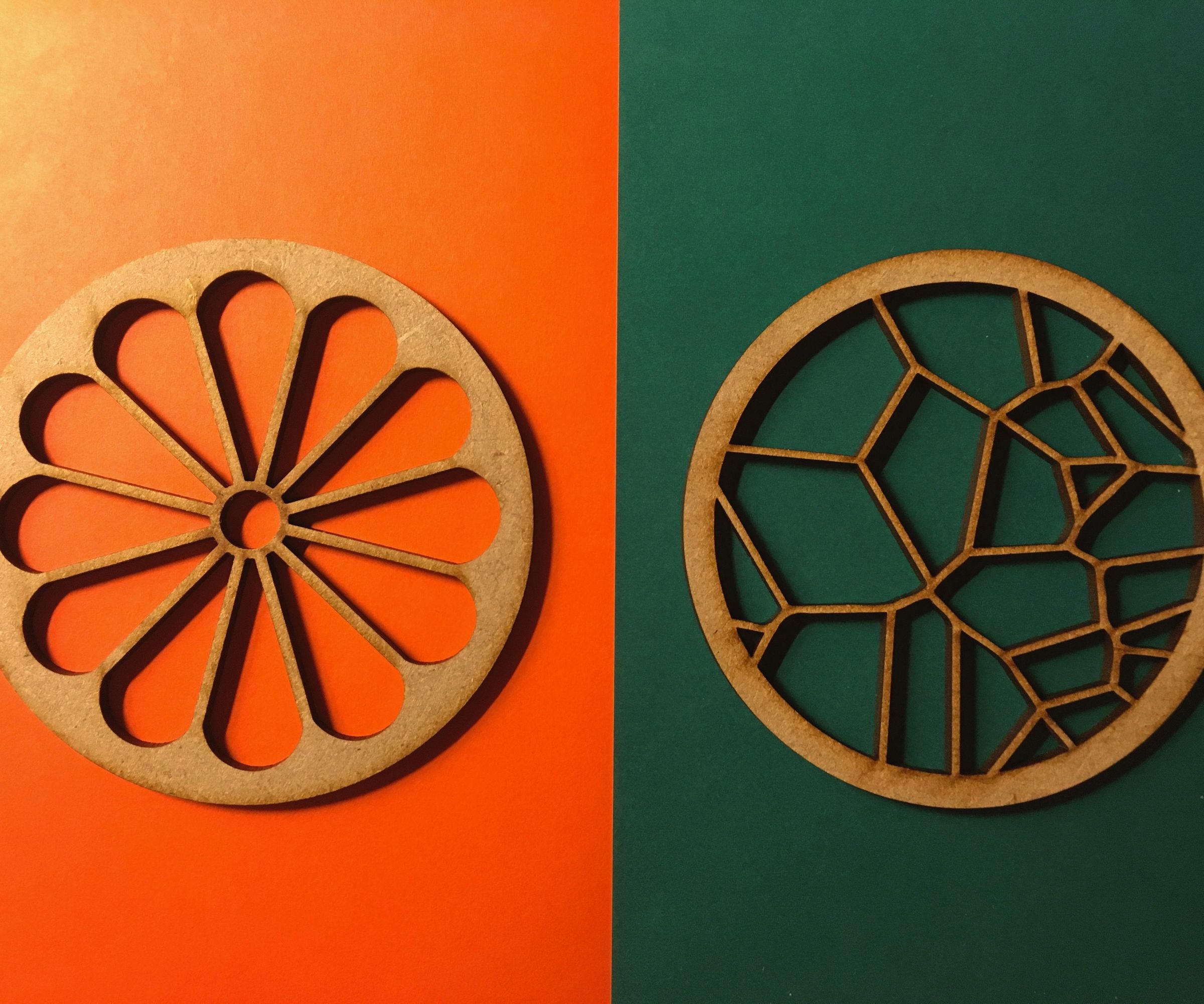 Flower and Voronoi Coaster