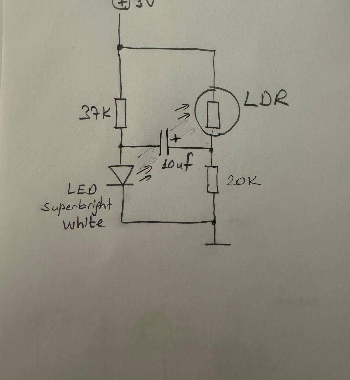 BLINKING LED WITHOUT ANY ACTIVE COMPONENTS